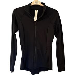 Black Fabletics Jacket Activewear